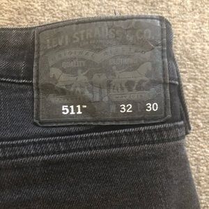 Black Levi 511 commuter jeans!